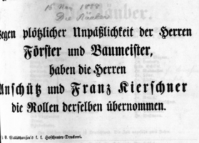 Theaterzettel (Oper und Burgtheater in Wien) 18581116 Seite: 2