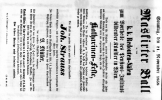 Theaterzettel (Oper und Burgtheater in Wien) 18581121 Seite: 1