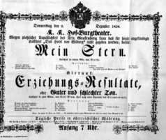 Theaterzettel (Oper und Burgtheater in Wien) 18581209 Seite: 2