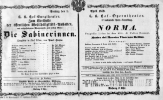 Theaterzettel (Oper und Burgtheater in Wien) 18590401 Seite: 2