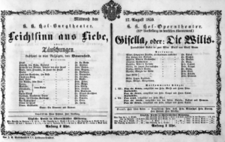 Theaterzettel (Oper und Burgtheater in Wien) 18590817 Seite: 2