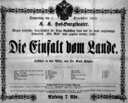 Theaterzettel (Oper und Burgtheater in Wien) 18591201 Seite: 2