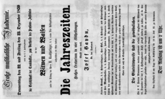 Theaterzettel (Oper und Burgtheater in Wien) 18591222 Seite: 1