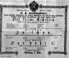 Theaterzettel (Oper und Burgtheater in Wien) 18600206 Seite: 2