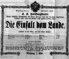 Theaterzettel (Oper und Burgtheater in Wien) 18600214 Seite: 2