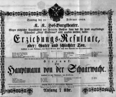 Theaterzettel (Oper und Burgtheater in Wien) 18600225 Seite: 2