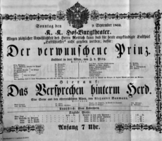 Theaterzettel (Oper und Burgtheater in Wien) 18600909 Seite: 3