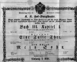 Theaterzettel (Oper und Burgtheater in Wien) 18610113 Seite: 3