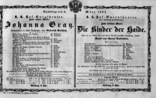 Theaterzettel (Oper und Burgtheater in Wien) 18610302 Seite: 2