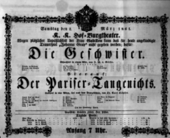 Theaterzettel (Oper und Burgtheater in Wien) 18610302 Seite: 3