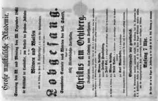 Theaterzettel (Oper und Burgtheater in Wien) 18611222 Seite: 1