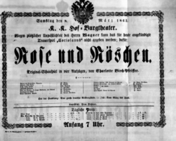 Theaterzettel (Oper und Burgtheater in Wien) 18620308 Seite: 2