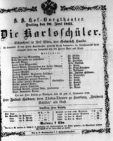 Theaterzettel (Oper und Burgtheater in Wien) 18620620 Seite: 2