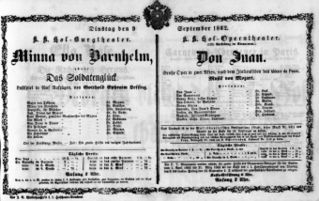 Theaterzettel (Oper und Burgtheater in Wien) 18620909 Seite: 2