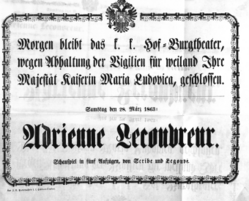 Theaterzettel (Oper und Burgtheater in Wien) 18630326 Seite: 2