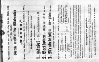 Theaterzettel (Oper und Burgtheater in Wien) 18630330 Seite: 1