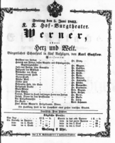 Theaterzettel (Oper und Burgtheater in Wien) 18630605 Seite: 2