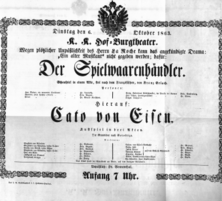 Theaterzettel (Oper und Burgtheater in Wien) 18631006 Seite: 2