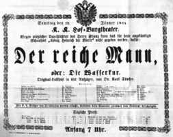 Theaterzettel (Oper und Burgtheater in Wien) 18640123 Seite: 2