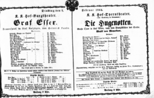 Theaterzettel (Oper und Burgtheater in Wien) 18640202 Seite: 2