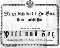 Theaterzettel (Oper und Burgtheater in Wien) 18640209 Seite: 2