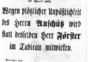 Theaterzettel (Oper und Burgtheater in Wien) 18640423 Seite: 2