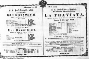 Theaterzettel (Oper und Burgtheater in Wien) 18640516 Seite: 3