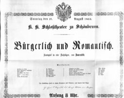 Theaterzettel (Oper und Burgtheater in Wien) 18640821 Seite: 3