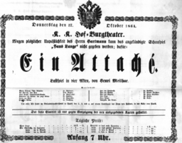 Theaterzettel (Oper und Burgtheater in Wien) 18641027 Seite: 2