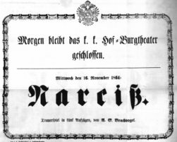 Theaterzettel (Oper und Burgtheater in Wien) 18641116 Seite: 2