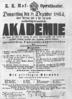 Theaterzettel (Oper und Burgtheater in Wien) 18641208 Seite: 2