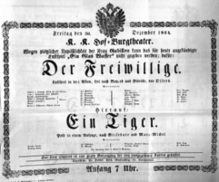 Theaterzettel (Oper und Burgtheater in Wien) 18641230 Seite: 2