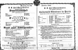 Theaterzettel (Oper und Burgtheater in Wien) 18650130 Seite: 1