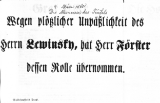 Theaterzettel (Oper und Burgtheater in Wien) 18650304 Seite: 2