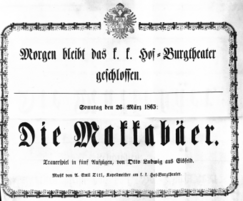 Theaterzettel (Oper und Burgtheater in Wien) 18650324 Seite: 2
