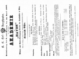 Theaterzettel (Oper und Burgtheater in Wien) 18650409 Seite: 1