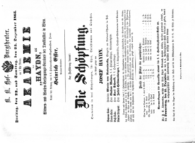 Theaterzettel (Oper und Burgtheater in Wien) 18651222 Seite: 1