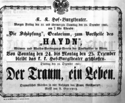 Theaterzettel (Oper und Burgtheater in Wien) 18651222 Seite: 2