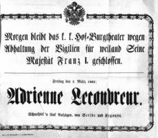 Theaterzettel (Oper und Burgtheater in Wien) 18660228 Seite: 2