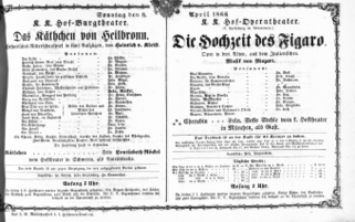 Theaterzettel (Oper und Burgtheater in Wien) 18660408 Seite: 2