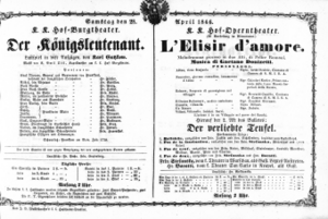 Theaterzettel (Oper und Burgtheater in Wien) 18660428 Seite: 1