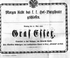 Theaterzettel (Oper und Burgtheater in Wien) 18660519 Seite: 2