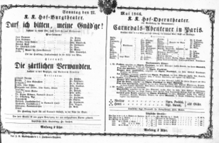 Theaterzettel (Oper und Burgtheater in Wien) 18660527 Seite: 3