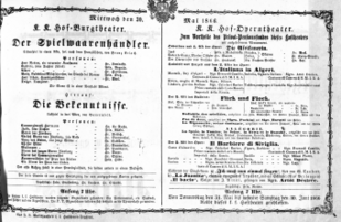 Theaterzettel (Oper und Burgtheater in Wien) 18660530 Seite: 2