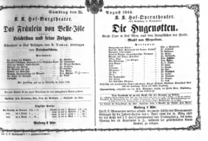 Theaterzettel (Oper und Burgtheater in Wien) 18660825 Seite: 2