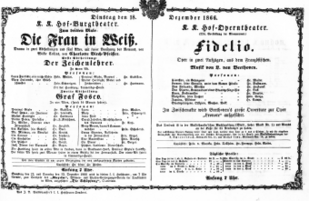 Theaterzettel (Oper und Burgtheater in Wien) 18661218 Seite: 1