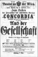 Theaterzettel (Oper und Burgtheater in Wien) 18670211 Seite: 2