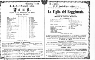 Theaterzettel (Oper und Burgtheater in Wien) 18670526 Seite: 1