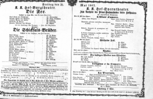 Theaterzettel (Oper und Burgtheater in Wien) 18670531 Seite: 2