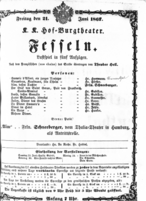 Theaterzettel (Oper und Burgtheater in Wien) 18670621 Seite: 2